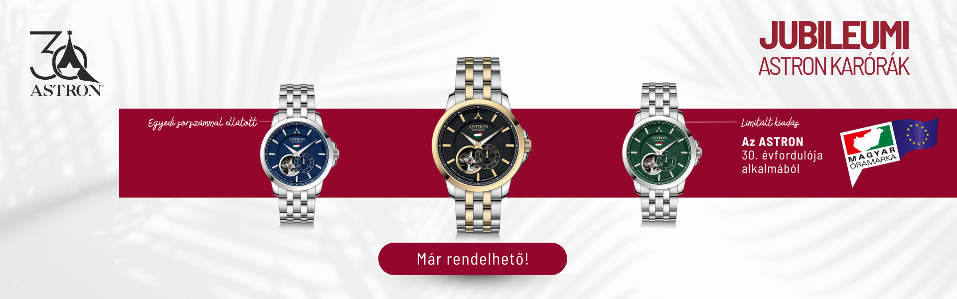 ASTRON - calitate... la orice ceas!