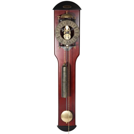 Astron ingás fa falióra, mechanikus, 1/1 ütős, dió (sötét)