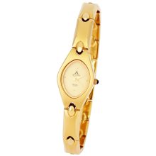 ASTRON 5077-9 női karóra, ékszeróra, arany színű fém tok, arany színű fémcsat, arany színű számlap, keményített ásványüveg, quartz szerkezet, cseppmentes vízállóság