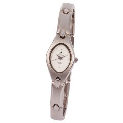   ASTRON 5078-8 női karóra, ezüst színű fém tok, ezüst színű fémcsat, fehér számlap, keményített ásványüveg, quartz szerkezet, cseppmentes vízállóság