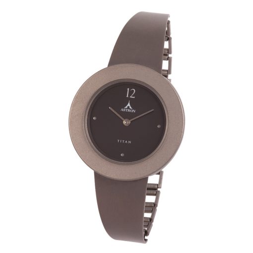 ASTRON 5133-1 női karóra, szürke színű titánium tok, szürke titánium csat, szürke számlap, keményített ásványüveg, quartz szerkezet, cseppmentes vízállóság