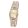 ASTRON 5158-5 férfi karóra, bicolor színű fém tok, bicolor fémcsat, arany színű számlap, keményített ásványüveg, quartz szerkezet, cseppmentes vízállóság