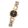 ASTRON 5251-1 női karóra, bicolor színű fém tok, bicolor fémcsat, fekete számlap, keményített ásványüveg, quartz szerkezet, cseppmentes vízállóság