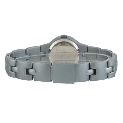 ASTRON 5261-4 női karóra, ékszeróra, szürke színű ALUMÍNIUM tok, arany színű ALUMÍNIUM csat, barna számlap, keményített ásványüveg, quartz szerkezet, cseppmentes vízállóság