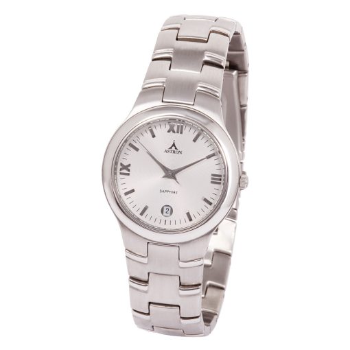 ASTRON 5266-7 férfi karóra, ezüst színű nemesacél tok, ezüst színű nemesacél csat, ezüst színű számlap, zafír, quartz szerkezet, cseppmentes vízállóság