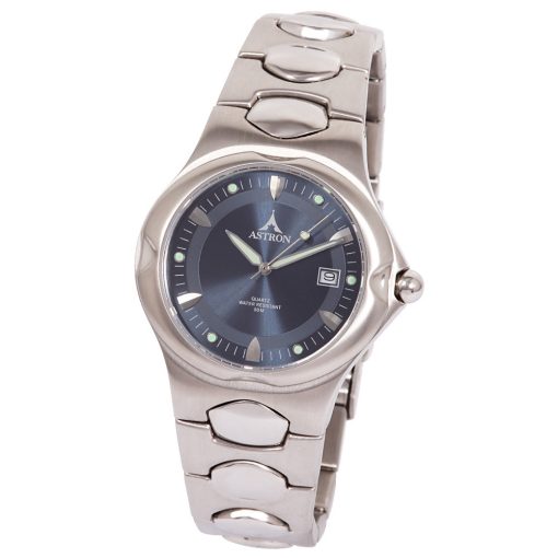 ASTRON 5269-2 férfi karóra, ezüst színű nemesacél tok, ezüst színű nemesacél csat, kék számlap, keményített ásványüveg, quartz szerkezet, 50 m (5 ATM) vízállóság