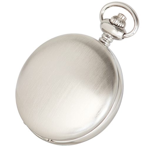 Astron férfi zsebóra, quartz, ezüst színű fémtok, fehér / arab számos számlap