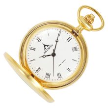 Astron férfi zsebóra, quartz, arany színű fémtok (szálhúzott), fehér / római számos számlap