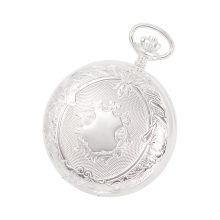 Astron férfi ezüst (925) zsebóra, mechanikus szerkezet, fehér / arab számos számlap (lánc nélkül)