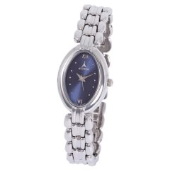   ASTRON 5415-2 női karóra, ezüst színű fém tok, ezüst színű fémcsat, kék számlap, keményített ásványüveg, quartz szerkezet, cseppmentes vízállóság