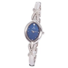   ASTRON 5427-2 női karóra, ezüst színű fém tok, ezüst színű fémcsat, kék számlap, keményített ásványüveg, quartz szerkezet, cseppmentes vízállóság