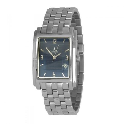 ASTRON 5460-2 férfi karóra, ezüst színű nemesacél tok, ezüst színű nemesacél csat, kék számlap, keményített ásványüveg, quartz szerkezet, cseppmentes vízállóság