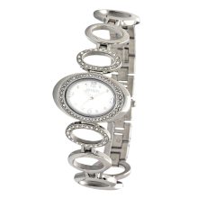 ASTRON 5500-8 női karóra, ékszeróra, ezüst színű nemesacél tok, ezüst színű nemesacél csat, ezüst számlap, keményített ásványüveg, quartz szerkezet, cseppmentes vízállóság