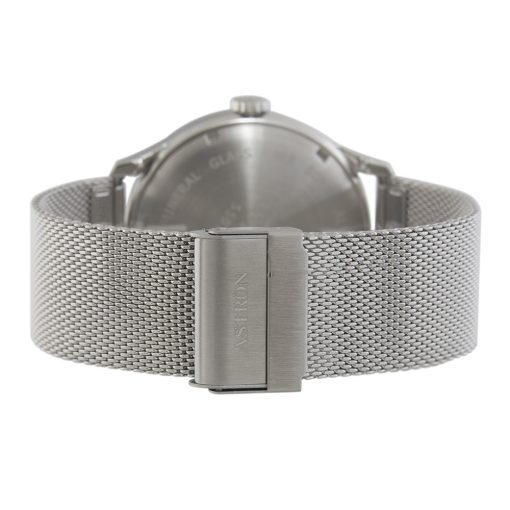 ASTRON 5501-5 férfi karóra, multifunkciós, ezüst színű nemesacél tok, ezüst színű nemesacél csat, szürke számlap, keményített ásványüveg, quartz szerkezet, 50 m (5 ATM) vízállóság