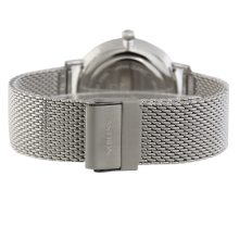 ASTRON 5505-1 férfi karóra, ezüst színű nemesacél tok, ezüst színű nemesacél csat, fekete számlap, keményített ásványüveg, quartz szerkezet, cseppmentes vízállóság