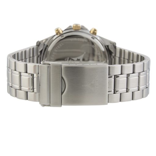 ASTRON 5510-8 sportos férfi karóra, bicolor nemesacél tok, ezüst színű nemesacél csat, szürke számlap, keményített ásványüveg, multifunkciós quartz szerkezet, 50 m (5 ATM) vízállóság