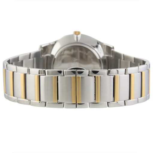 ASTRON 5512-7 elegáns férfi karóra, multifunkciós, bicolor nemesacél tok, bicolor nemesacél csat, fehér számlap, zafírüveg, quartz szerkezet, cseppmentes vízállóság