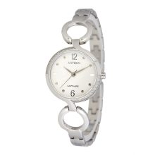 ASTRON 5515-7 női karóra, ékszeróra, ezüst színű nemesacél tok, ezüst színű nemesacél csat, fehér számlap, zafírüveg, quartz szerkezet, cseppmentes vízállóság