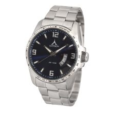 ASTRON 5517-2 férfi karóra, ezüst színű nemesacél tok, ezüst színű nemesacél csat, kék számlap, keményített ásványüveg, quartz szerkezet, 100 m (10 ATM) vízállóság