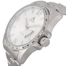 ASTRON 5517-7 férfi karóra, ezüst színű nemesacél tok, ezüst színű nemesacél csat, ezüst színű számlap, keményített ásványüveg, quartz szerkezet, 100 m (10 ATM) vízállóság