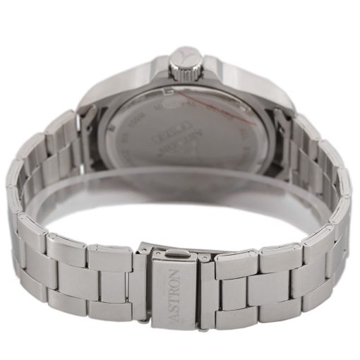 ASTRON 5517-7 férfi karóra, ezüst színű nemesacél tok, ezüst színű nemesacél csat, ezüst színű számlap, keményített ásványüveg, quartz szerkezet, 100 m (10 ATM) vízállóság