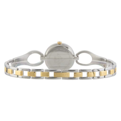 ASTRON 5529-5 női karóra, ékszeróra, bicolor nemesacél tok, bicolor nemesacél csat, fehér számlap, zafírüveg, quartz szerkezet, cseppmentes vízállóság