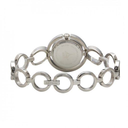 ASTRON 5539-7 női karóra, ezüst színű nemesacél tok, ezüst színű nemesacél csat, ezüst színű számlap, keményített ásványüveg, quartz szerkezet, cseppmentes vízállóság