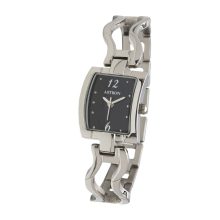 ASTRON 5547-1 női karóra, ezüst színű nemesacél tok, ezüst színű nemesacél csat, fekete számlap, keményített ásványüveg, quartz szerkezet, cseppmentes vízállóság