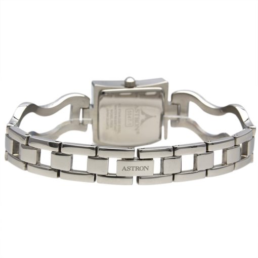 ASTRON 5547-1 női karóra, ezüst színű nemesacél tok, ezüst színű nemesacél csat, fekete számlap, keményített ásványüveg, quartz szerkezet, cseppmentes vízállóság