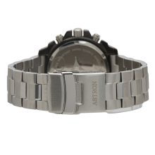 ASTRON 5652-7 férfi karóra, chronograph, ezüst színű nemesacél tok, ezüst színű nemesacél csat, fehér számlap, keményített ásványüveg, quartz szerkezet, 50 m (5 ATM) vízállóság
