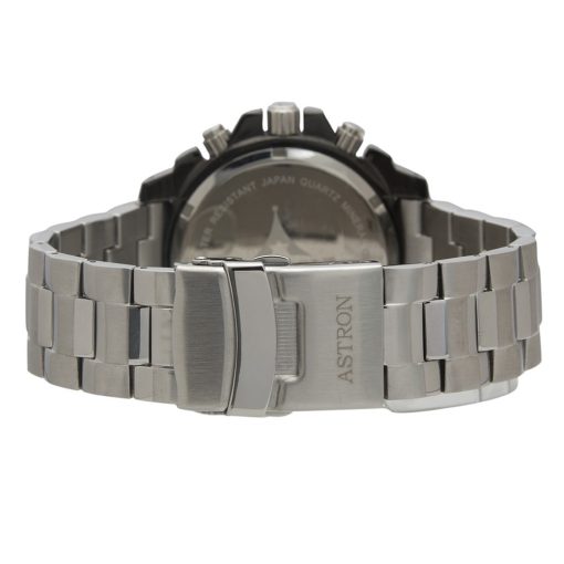 ASTRON 5652-7 férfi karóra, chronograph, ezüst színű nemesacél tok, ezüst színű nemesacél csat, fehér számlap, keményített ásványüveg, quartz szerkezet, 50 m (5 ATM) vízállóság