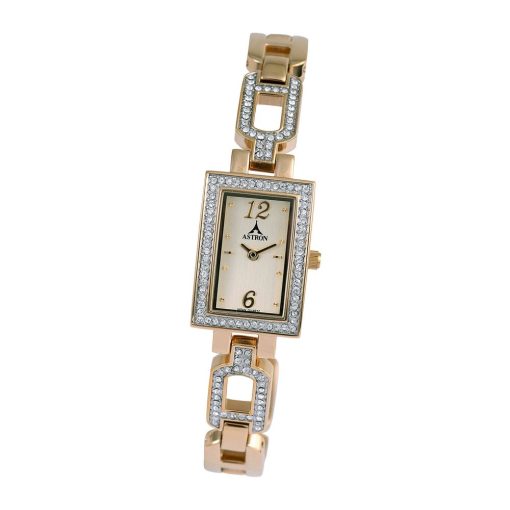 Astron női ékszeróra, quartz, arany színű