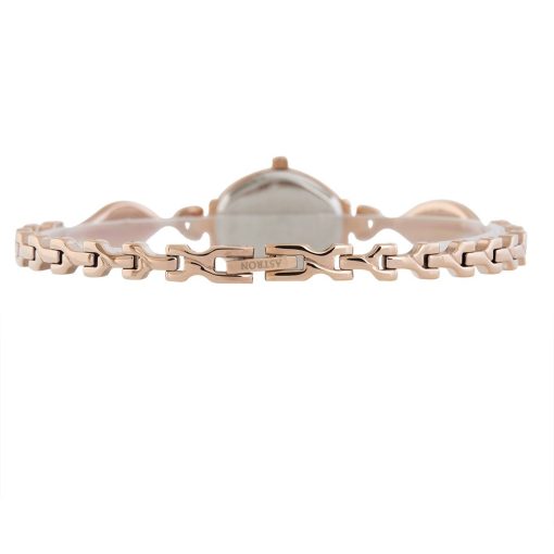 ASTRON 5749-0 női karóra, rózsaarany színű fém tok, arany színű fémcsat, fehér számlap, keményített ásványüveg, quartz szerkezet, cseppmentes vízállóság