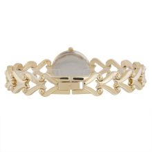 ASTRON 5771-7 női karóra, arany színű fém tok, arany színű fémcsat, fehér számlap, keményített ásványüveg, quartz szerkezet, cseppmentes vízállóság