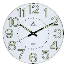 Astron falióra, quartz, fehér színű tok, fehér színű számlap, sweep (halk járású)
