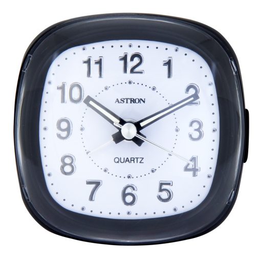 Astron ébresztőóra, quartz, fekete színű tok, kék LED-es számlap