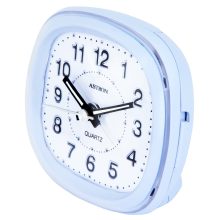 Astron ébresztőóra, quartz, fehér színű tok, kék LED-es számlap