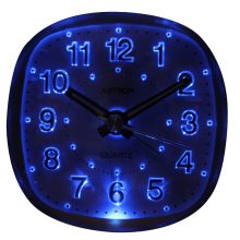 Astron ébresztőóra, quartz, pezsgő színű tok, kék LED-es számlap