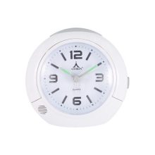 Astron ébresztőóra, quartz, fehér színű, kék led világítás, sweep, snooze