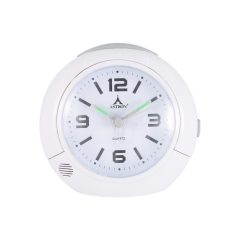   Astron ébresztőóra, quartz, fehér színű, kék led világítás, sweep, snooze
