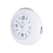 Astron ébresztőóra, quartz, fehér színű, kék led világítás, sweep, snooze