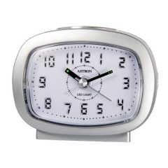   Astron ébresztőóra, quartz, ezüst színű, LED-es számlap
