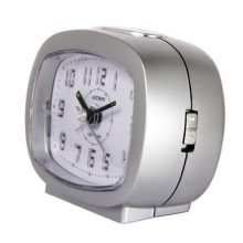 Astron ébresztőóra, quartz, ezüst színű, LED-es számlap