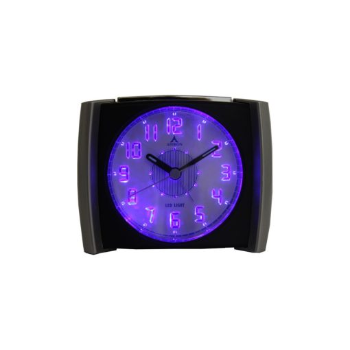 Astron ébresztőóra, quartz, fekete, LED-es számlap