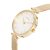   ASTRON 8022-9 női karóra, ékszeróra, arany színű nemesacél tok, arany színű nemesacél csat, gyöngyház színű számlap, keményített ásványüveg, quartz szerkezet, cseppmentes vízállóság