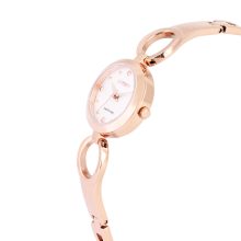 ASTRON 8034-0 női karóra, ékszeróra, rózsaarany színű nemesacél tok, rózsaarany színű nemesacél csat, fehér számlap, zafírüveg, quartz szerkezet, cseppmentes vízállóság