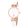 ASTRON 8037-0 női karóra, ékszeróra, rózsaarany színű nemesacél tok, fehér színű bőrszíj, fehér színű számlap, keményített ásványüveg, quartz szerkezet, cseppmentes vízállóság