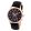 ASTRON 8040-0 férfi karóra, chronograph, rózsaarany színű nemesacél tok, fekete bőrszíj, fekete számlap, keményített ásványüveg, quartz szerkezet, 100 m (10 ATM) vízállóság