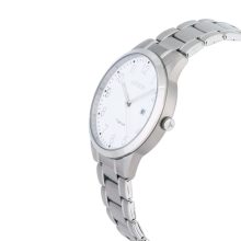 ASTRON 8042-8 férfi karóra, ezüst színű titánium tok, titánium csat, fehér számlap, keményített ásványüveg, quartz szerkezet, 50 m (5 ATM) vízállóság