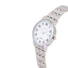 ASTRON 8047-7 női karóra, ezüst színű nemesacél tok, ezüst színű nemesacél csat, fehér számlap, keményített ásványüveg, quartz szerkezet, 50 m (5 ATM) vízállóság